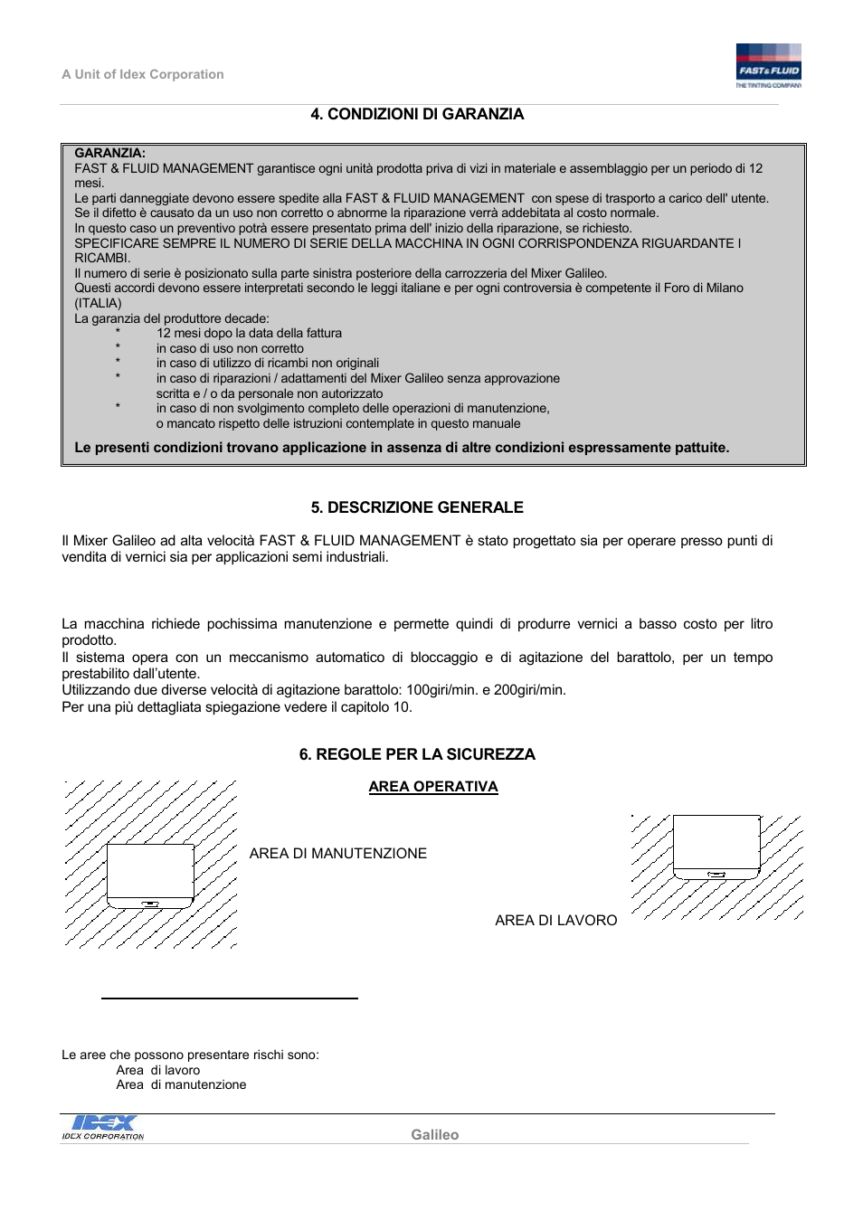 Fast & Fluid Galileo Automatic Mixer User Manual | Page 4 / 82