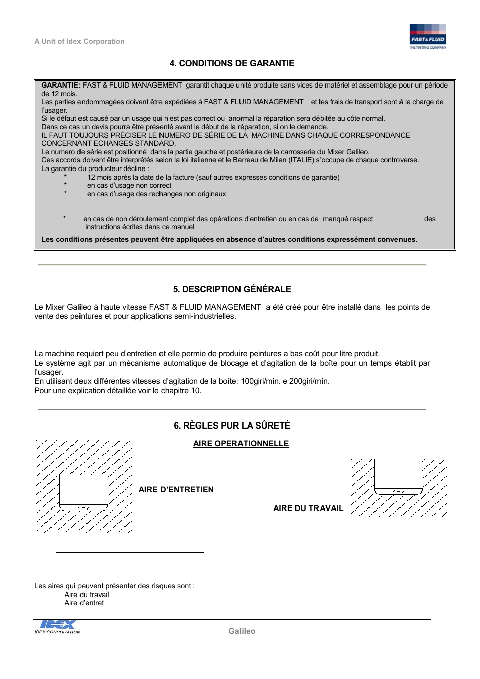 Fast & Fluid Galileo Automatic Mixer User Manual | Page 50 / 82