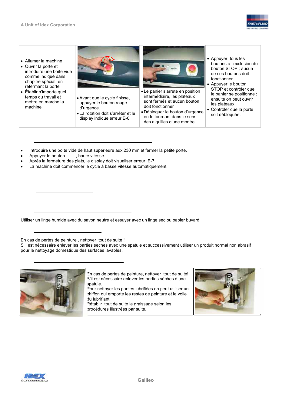 Fast & Fluid Galileo Automatic Mixer User Manual | Page 59 / 82