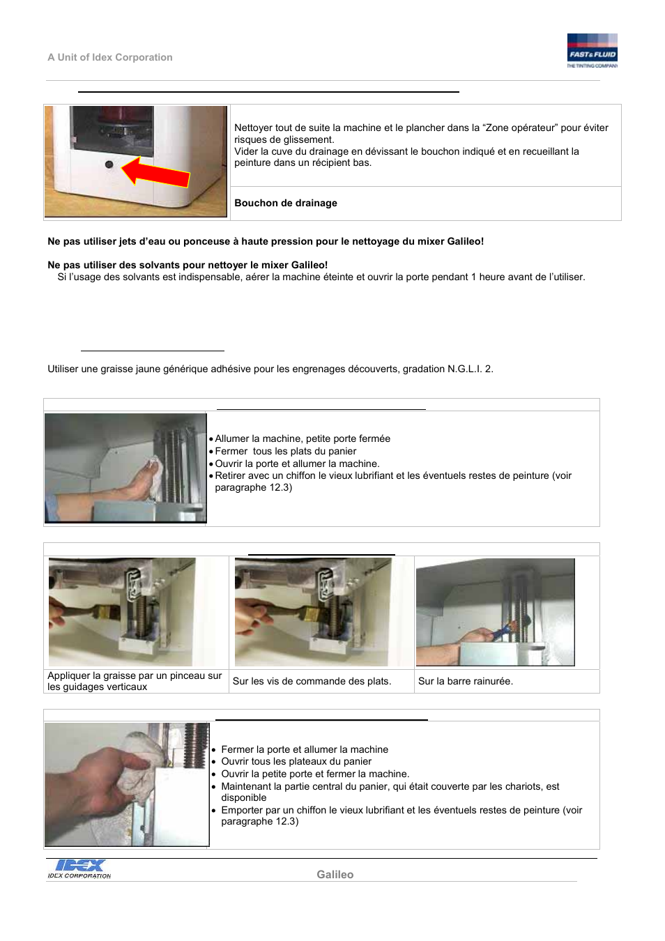 Fast & Fluid Galileo Automatic Mixer User Manual | Page 60 / 82