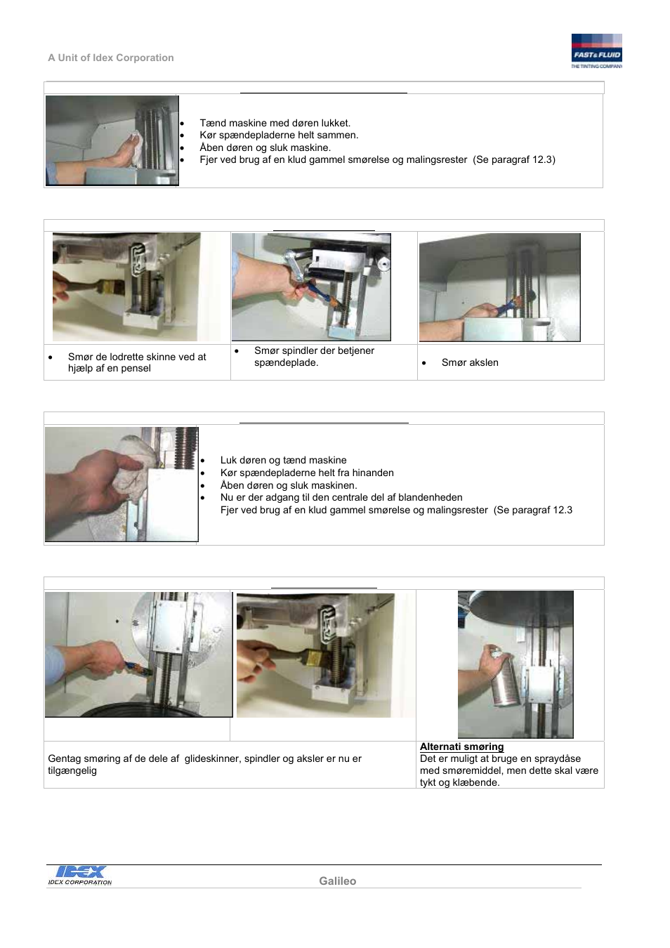 Fast & Fluid Galileo Automatic Mixer User Manual | Page 76 / 82