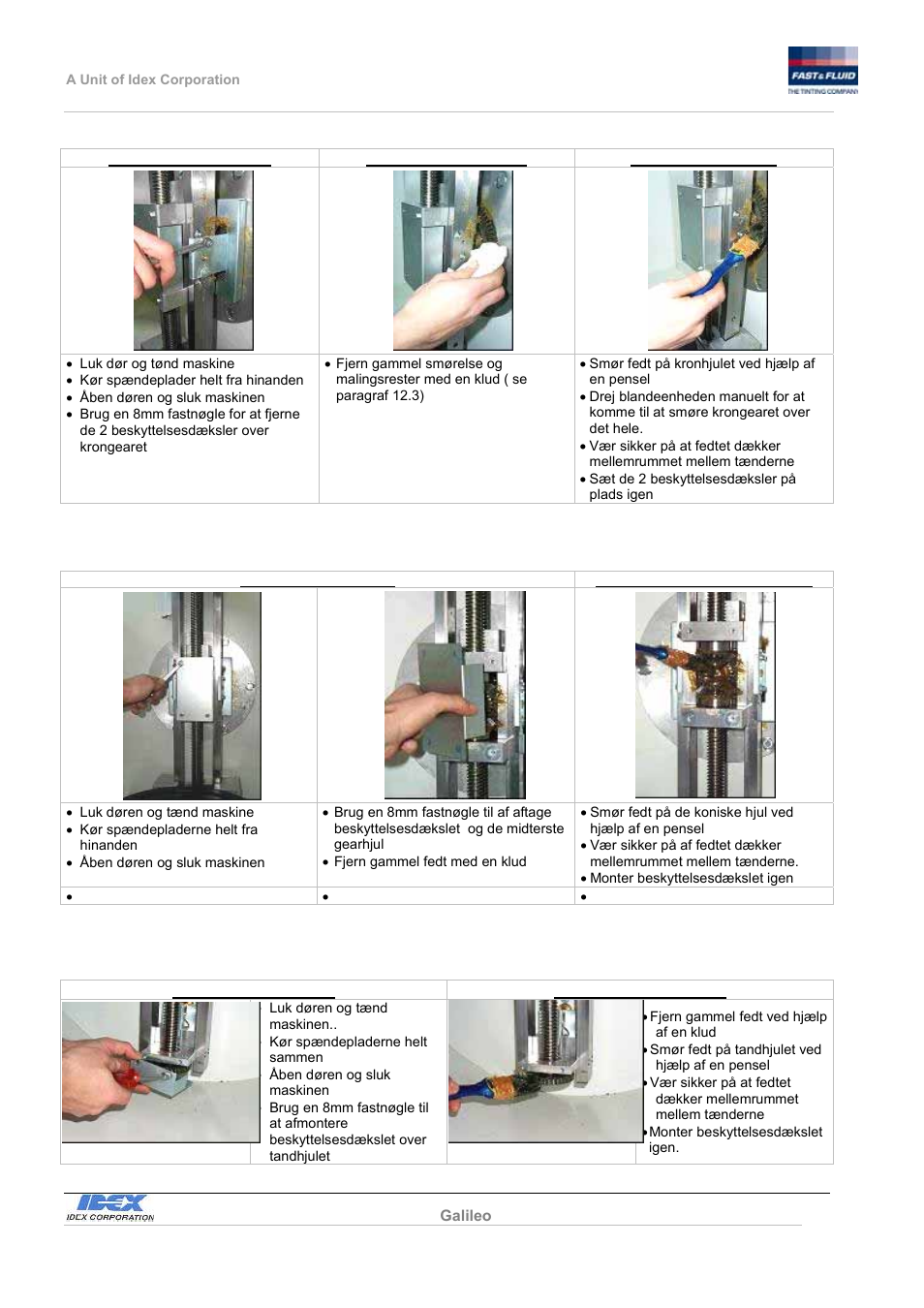 Fast & Fluid Galileo Automatic Mixer User Manual | Page 77 / 82