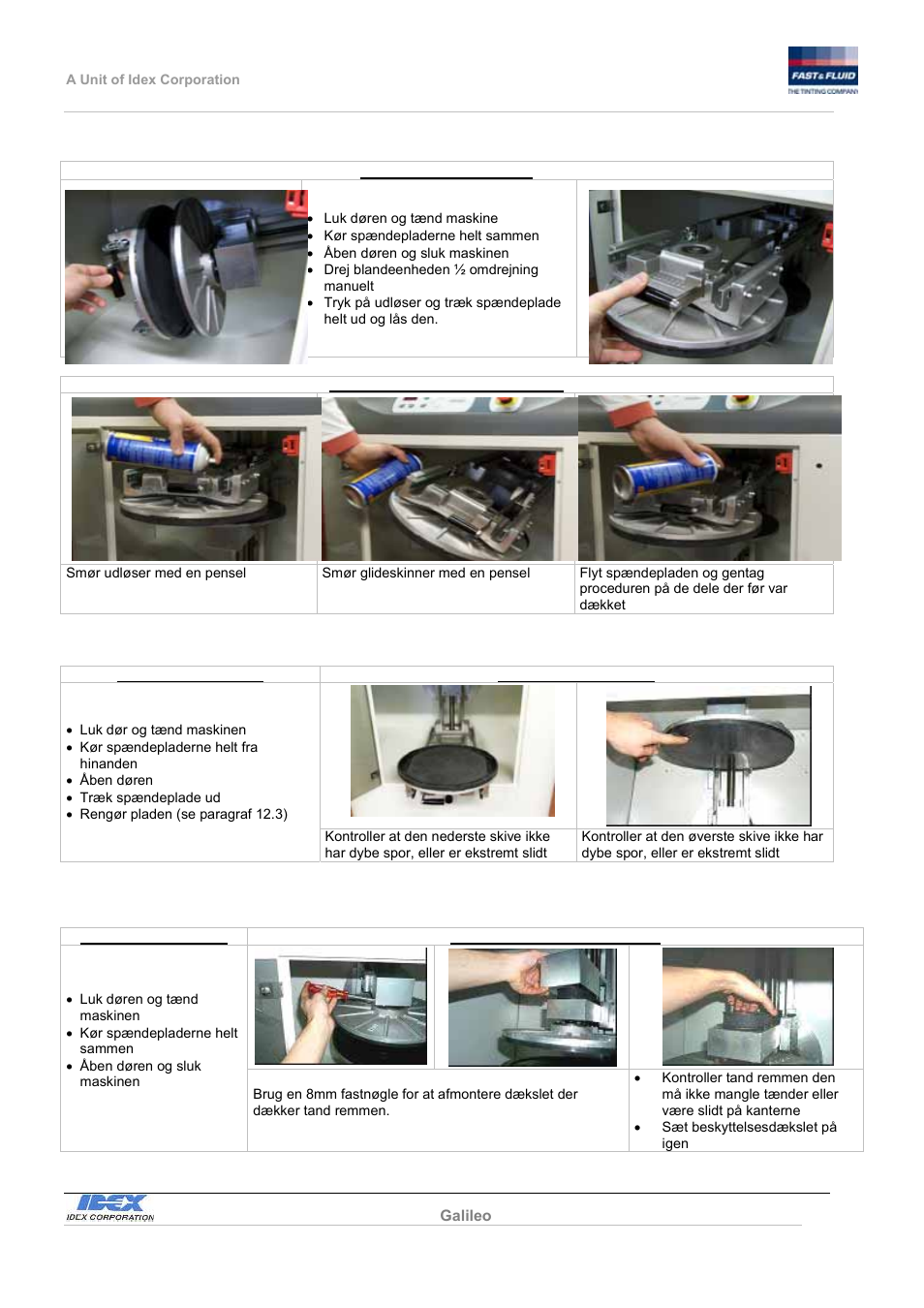 Fast & Fluid Galileo Automatic Mixer User Manual | Page 78 / 82