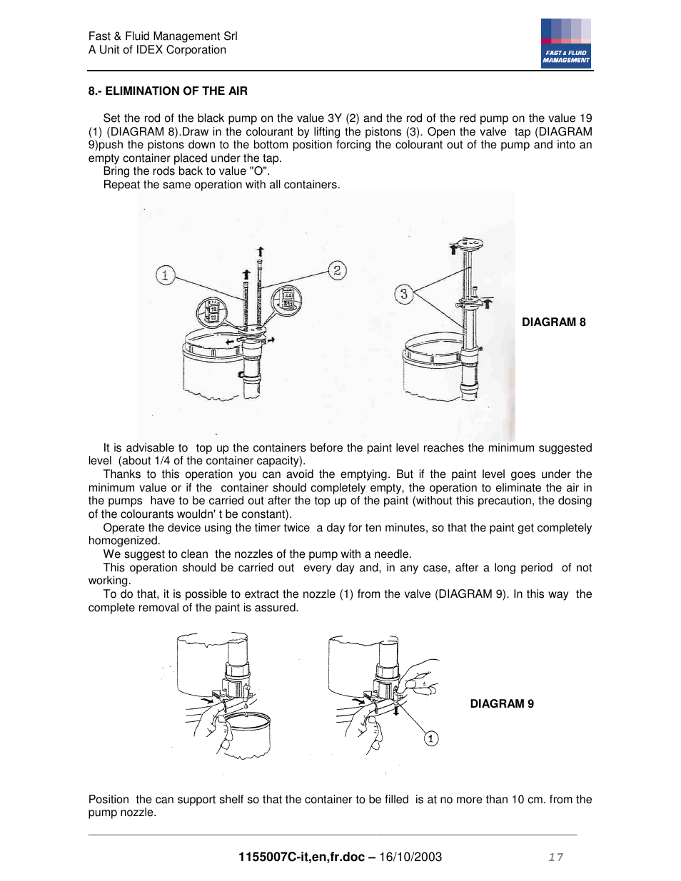 Fast & Fluid Giotto Compact User Manual | Page 17 / 31