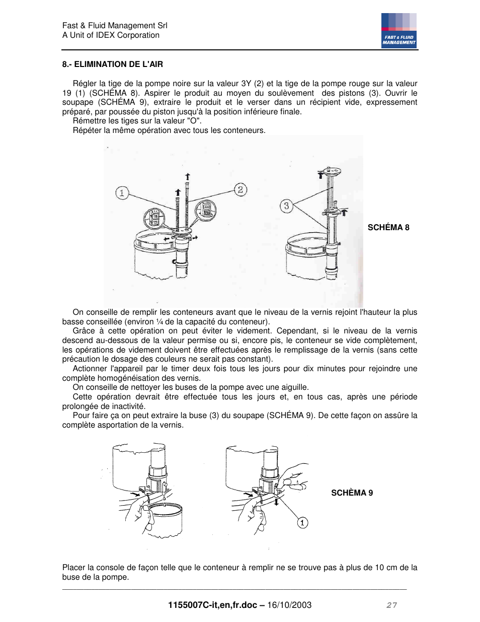 Fast & Fluid Giotto Compact User Manual | Page 27 / 31