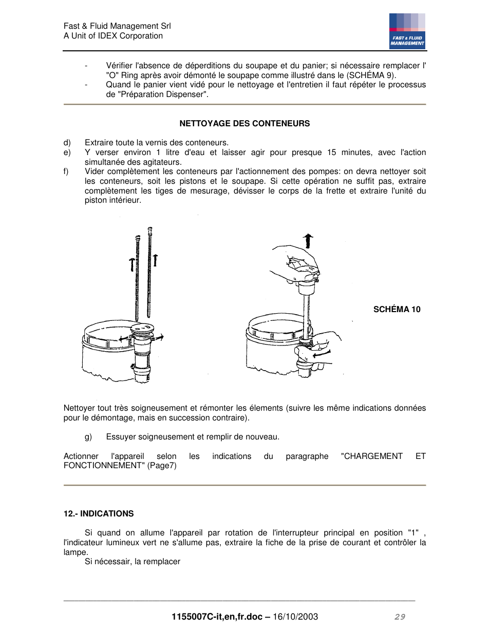 Fast & Fluid Giotto Compact User Manual | Page 29 / 31