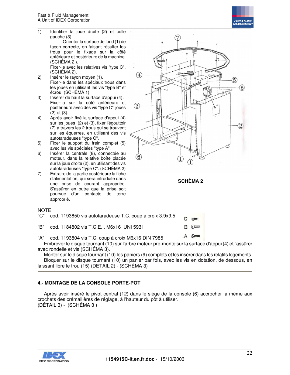 Fast & Fluid Giotto Column User Manual | Page 23 / 31