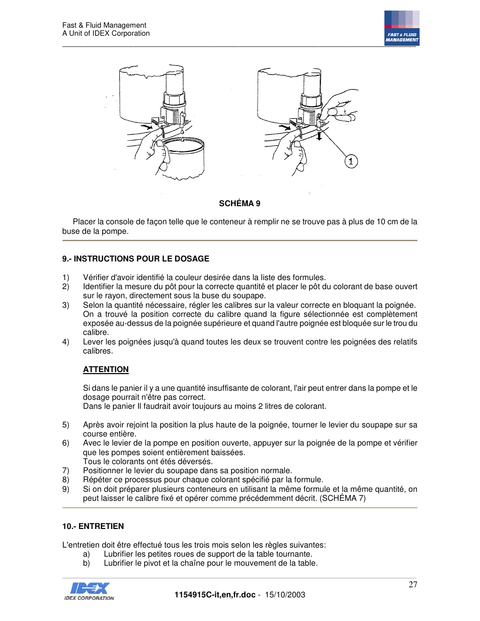 Fast & Fluid Giotto Column User Manual | Page 28 / 31