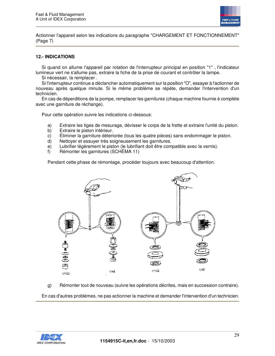Fast & Fluid Giotto Column User Manual | Page 30 / 31