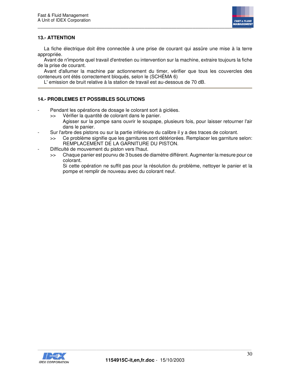 Fast & Fluid Giotto Column User Manual | Page 31 / 31