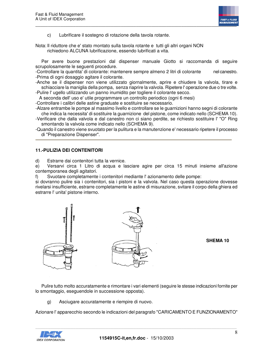 Fast & Fluid Giotto Column User Manual | Page 9 / 31