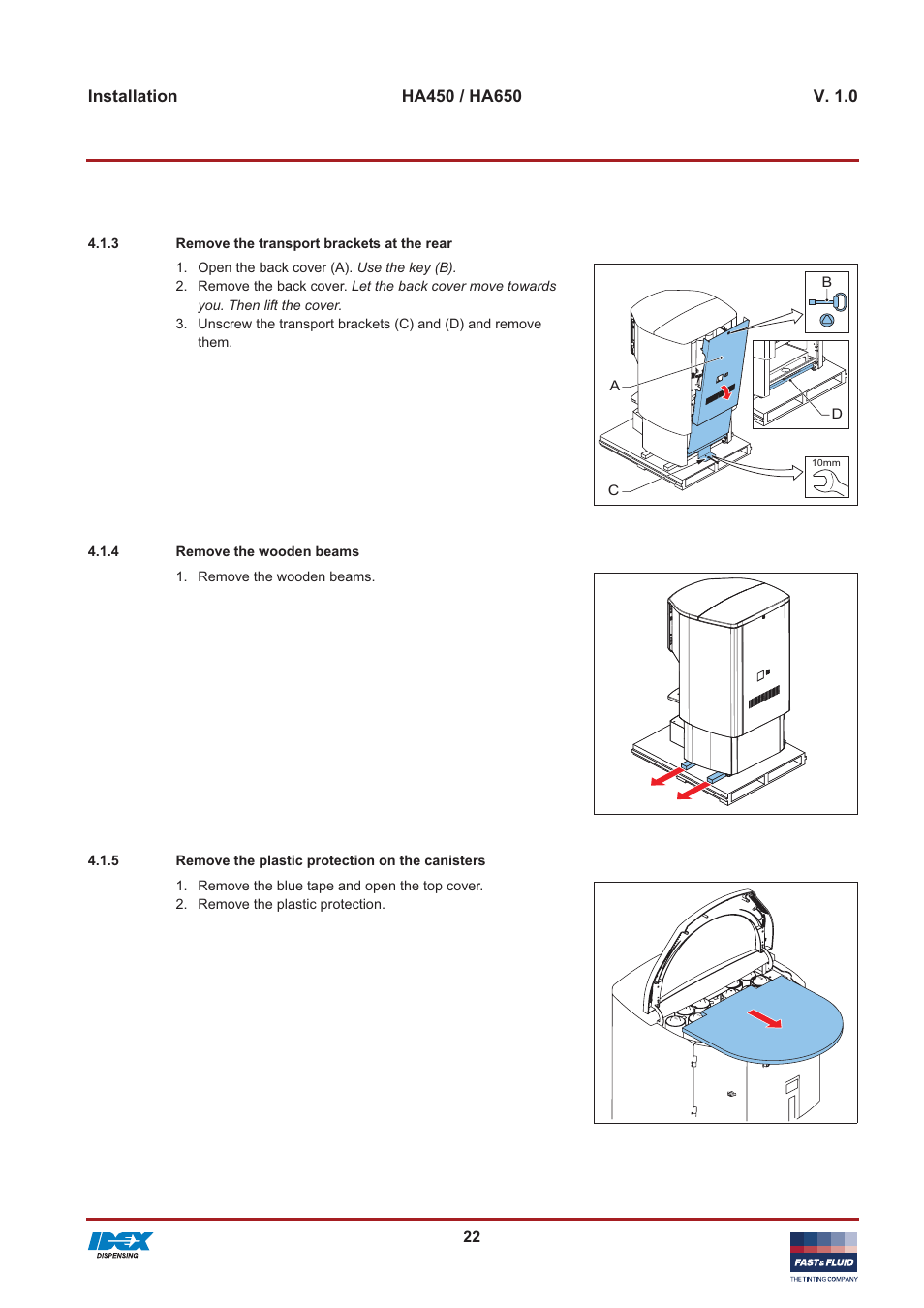 Fast & Fluid HA650 User Manual | Page 22 / 32