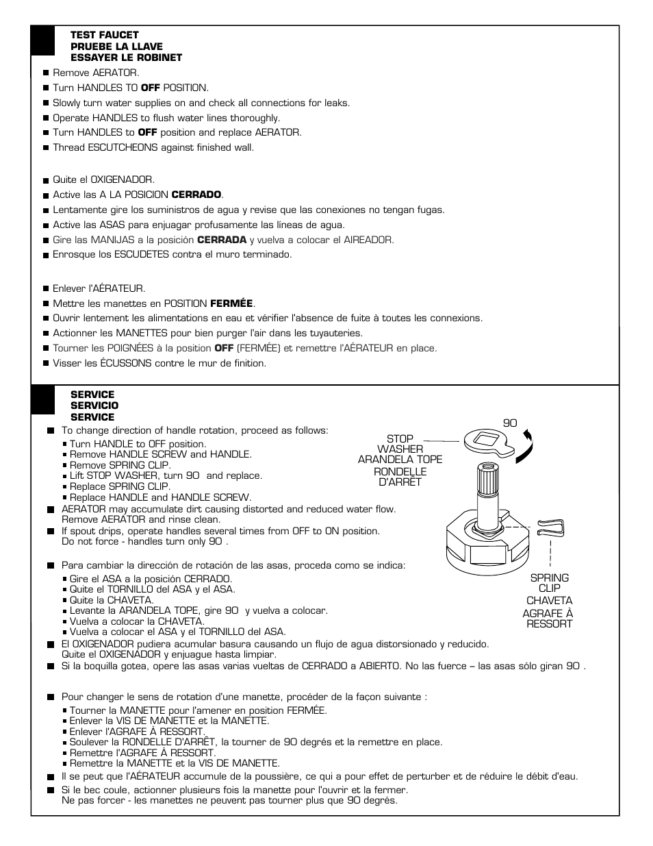 American Standard 7295 Series User Manual | Page 4 / 4