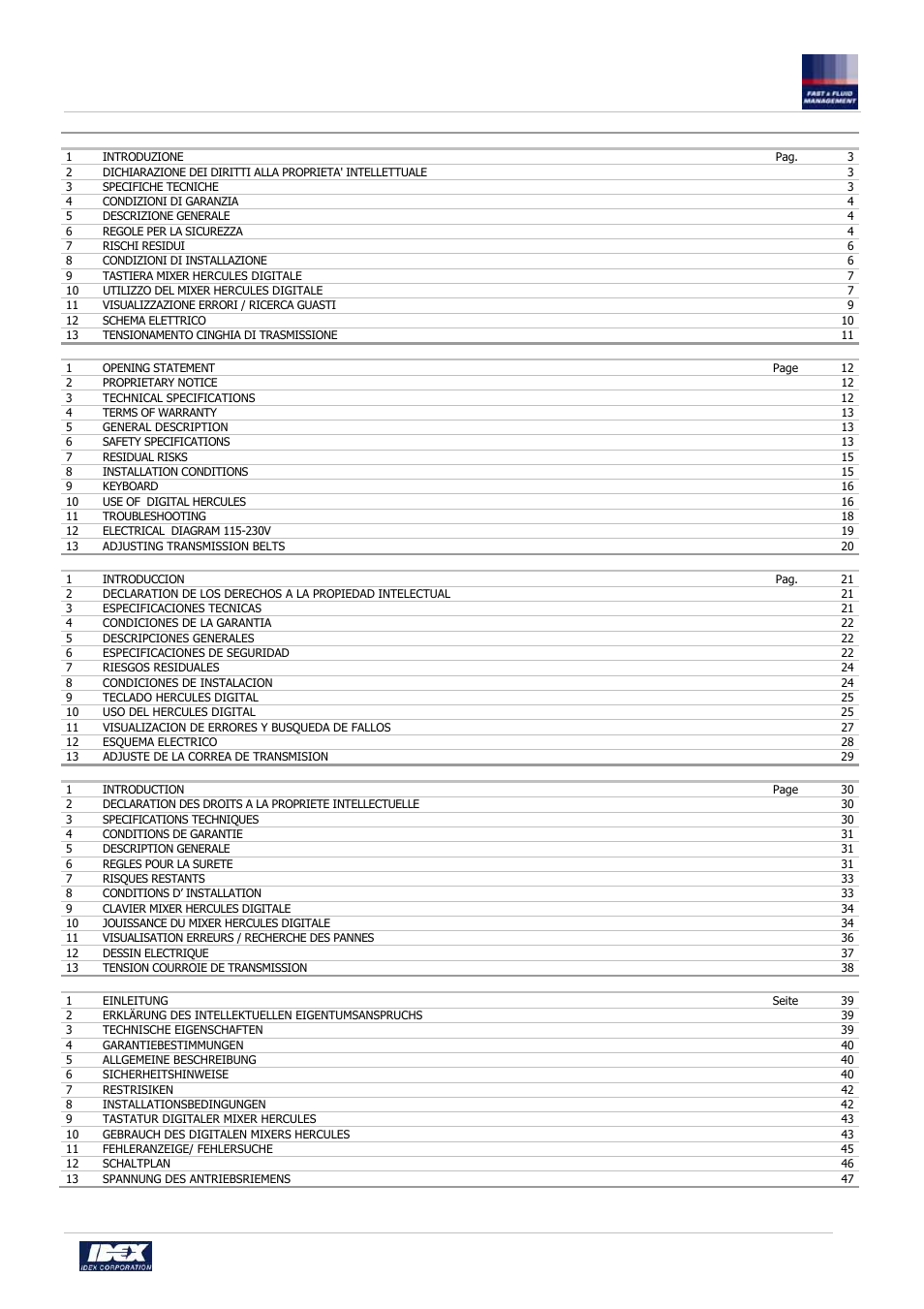 Fast & Fluid Hercules Digital User Manual | Page 2 / 50
