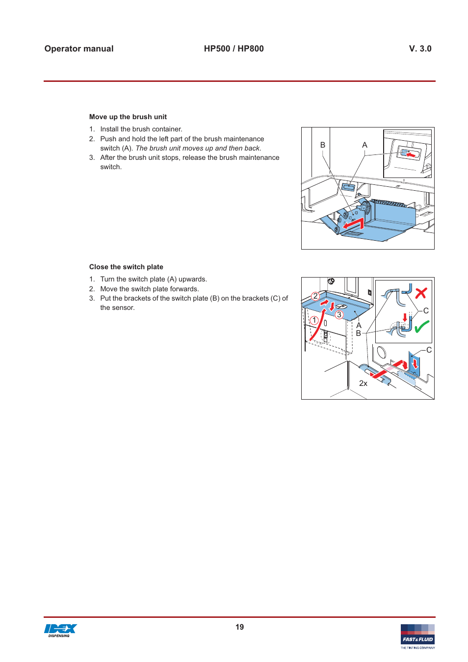 Fast & Fluid HP800 User Manual | Page 19 / 30