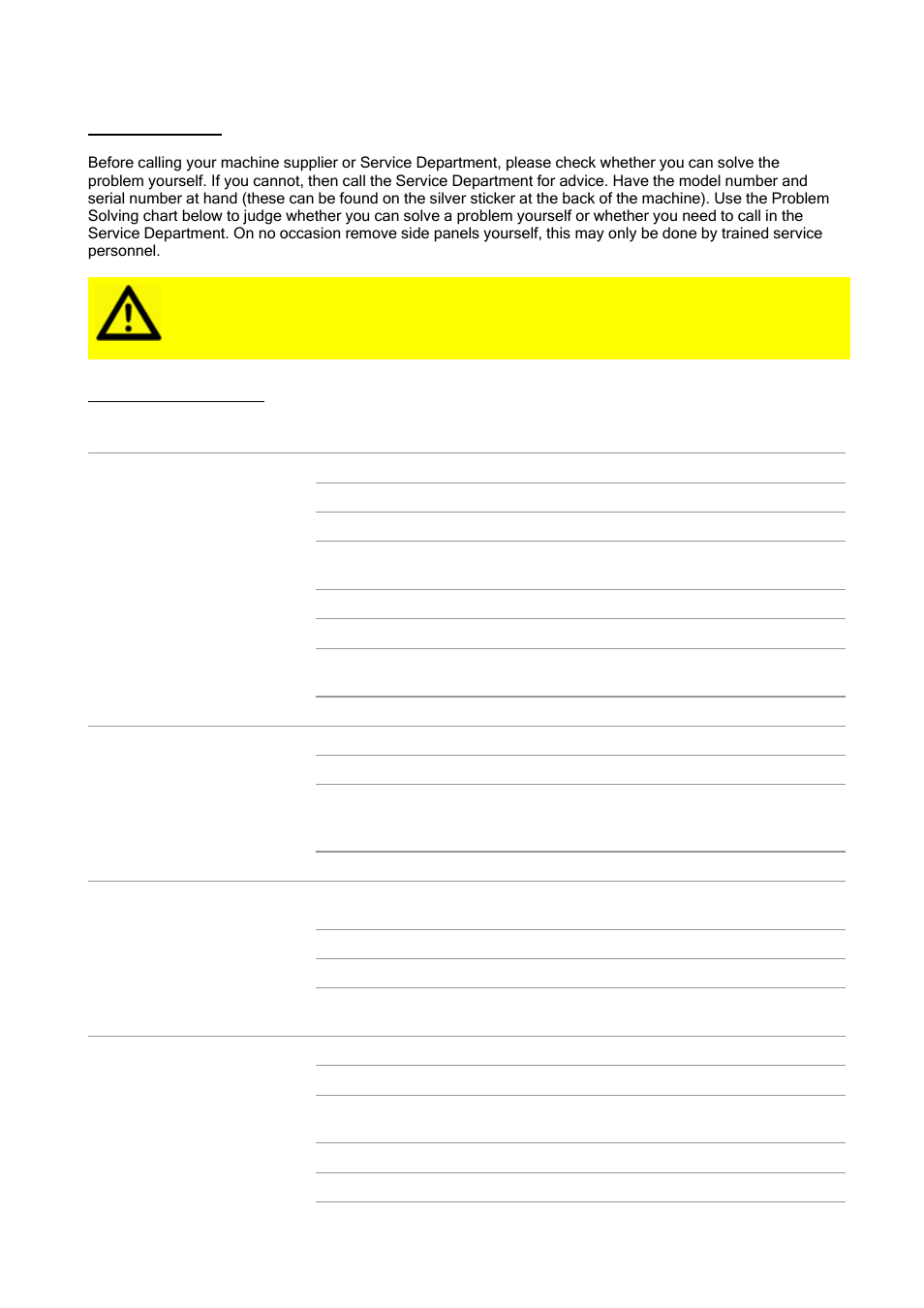 Problem solving, Introduction | Fast & Fluid SK350 User Manual | Page 14 / 19