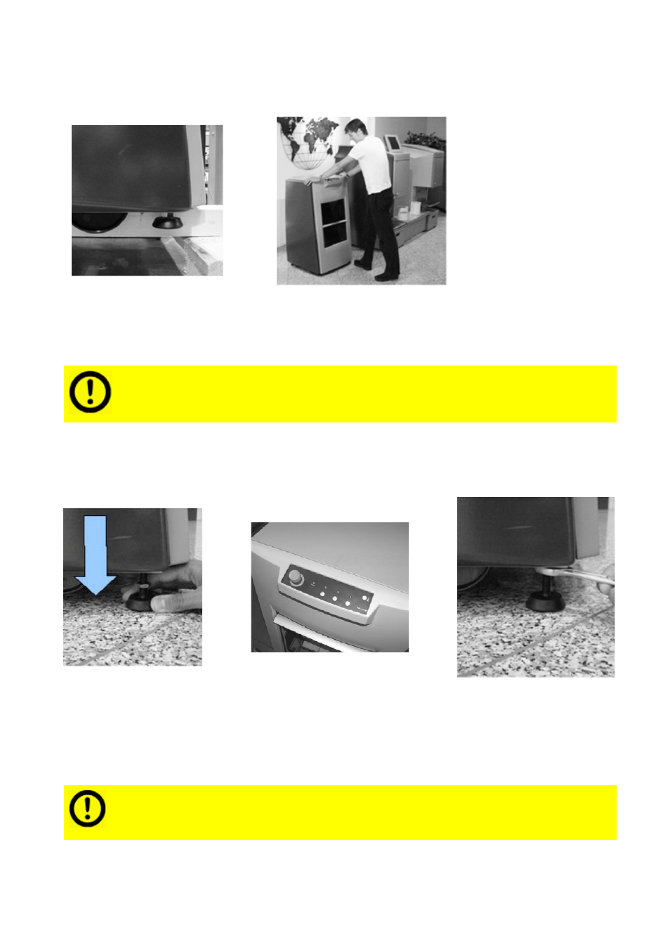 Step 3 - detach shaker from its transport skid | Fast & Fluid SK350 User Manual | Page 7 / 19