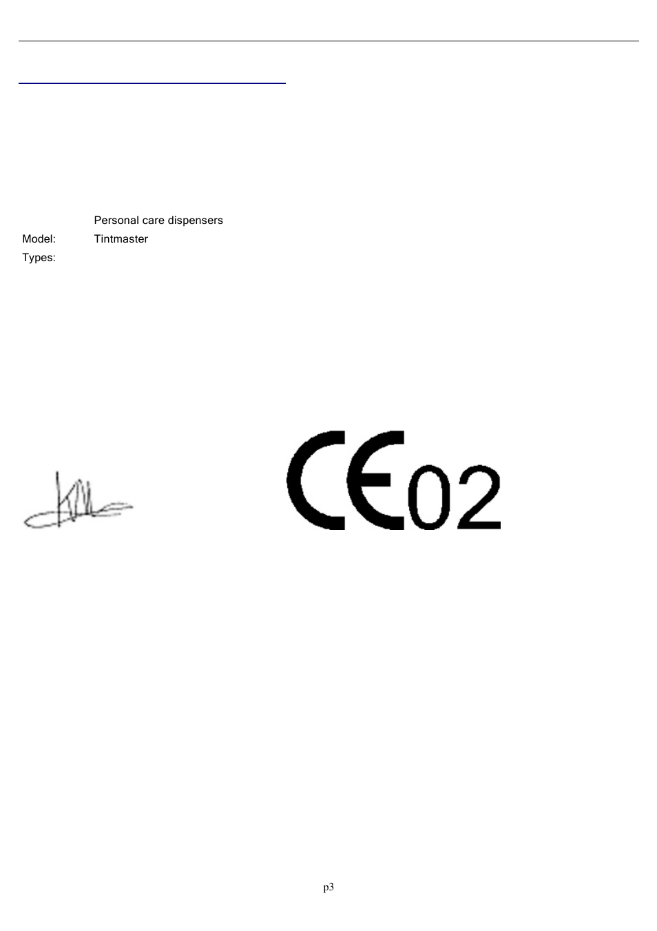 Tmhc manual (pc model), Eu declaration of conformity | Fast & Fluid TMHC PC User Manual | Page 3 / 18