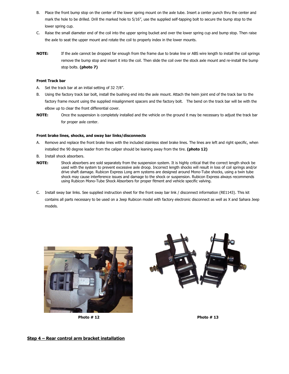 Rubicon Express RE7363 User Manual | Page 5 / 10
