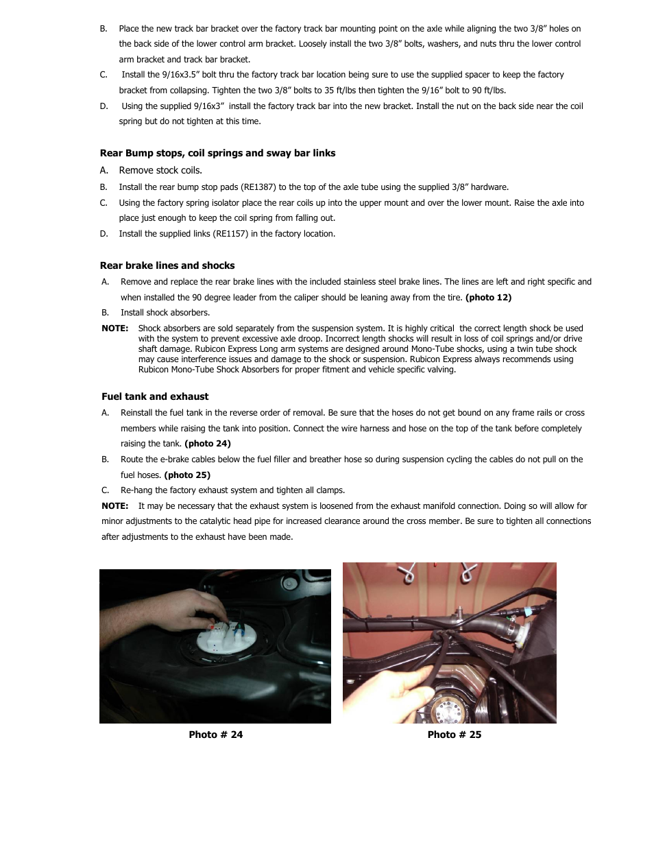 Rubicon Express RE7363 User Manual | Page 9 / 10