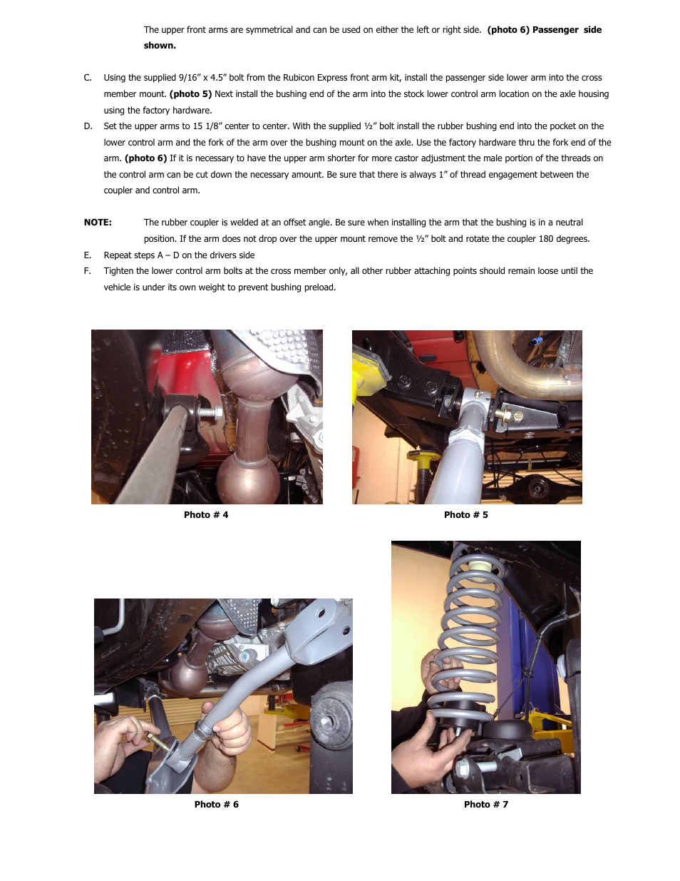 Rubicon Express RE7364 User Manual | Page 4 / 11