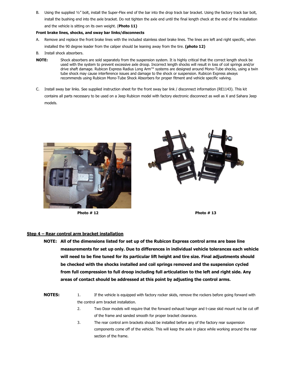 Rubicon Express RE7364 User Manual | Page 6 / 11