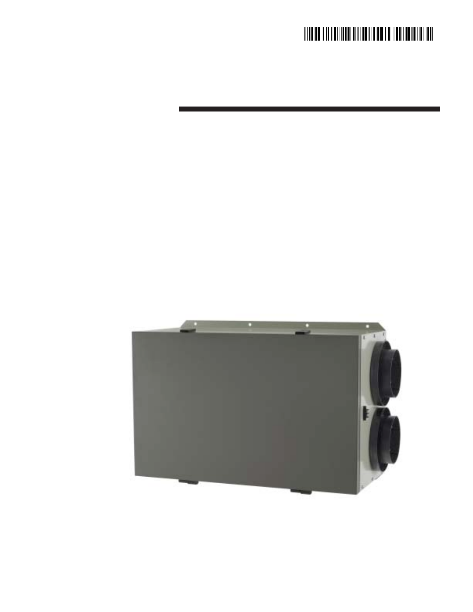 American Standard ERVR100A9P00A User Manual | 6 pages