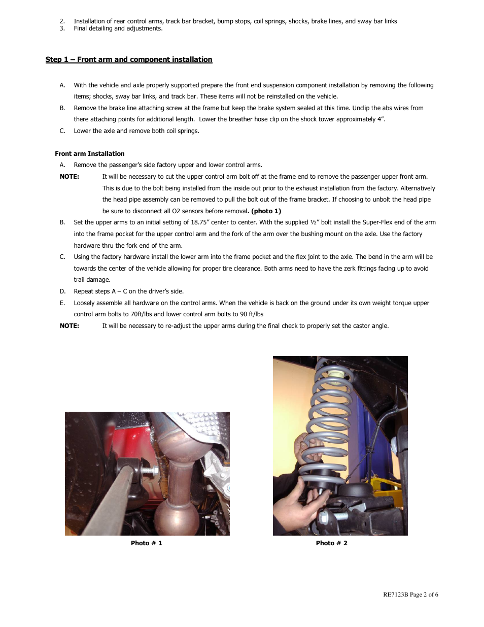 Rubicon Express RE7143 User Manual | Page 2 / 6