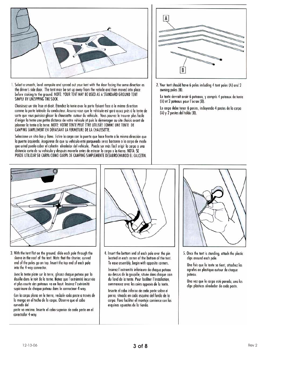 Napier 80000 SUV Tent User Manual | Page 3 / 8