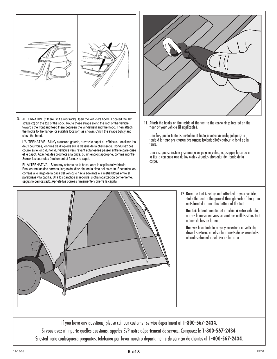Napier 85000 Dome To Go Tent User Manual | Page 5 / 8