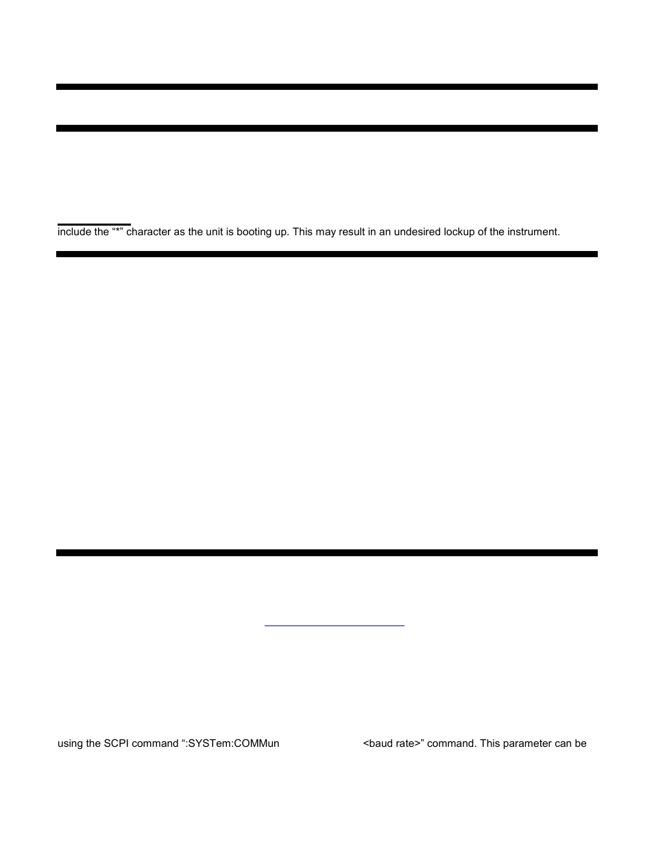 Remote communication, Rs-232, Nterface | 8 remote communication, Warning, 1 rs-232 interface, 2 usb interface | BNC 577 User Manual | Page 25 / 50