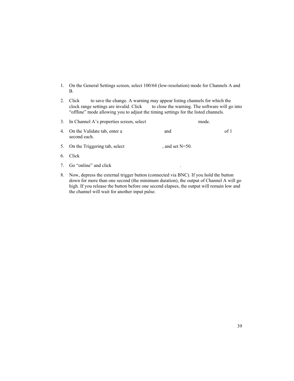 BNC 725 User Manual | Page 39 / 63