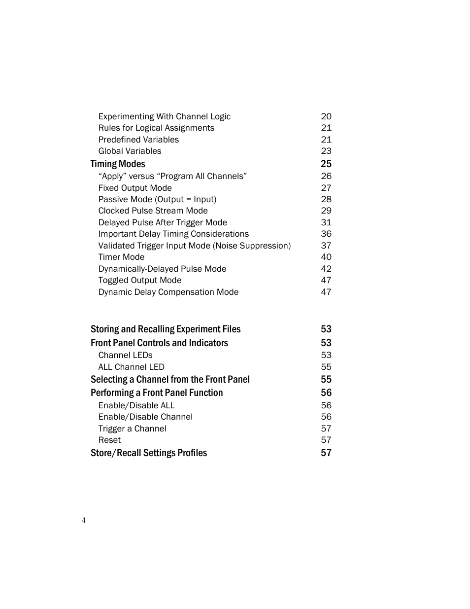 BNC 725 User Manual | Page 4 / 63