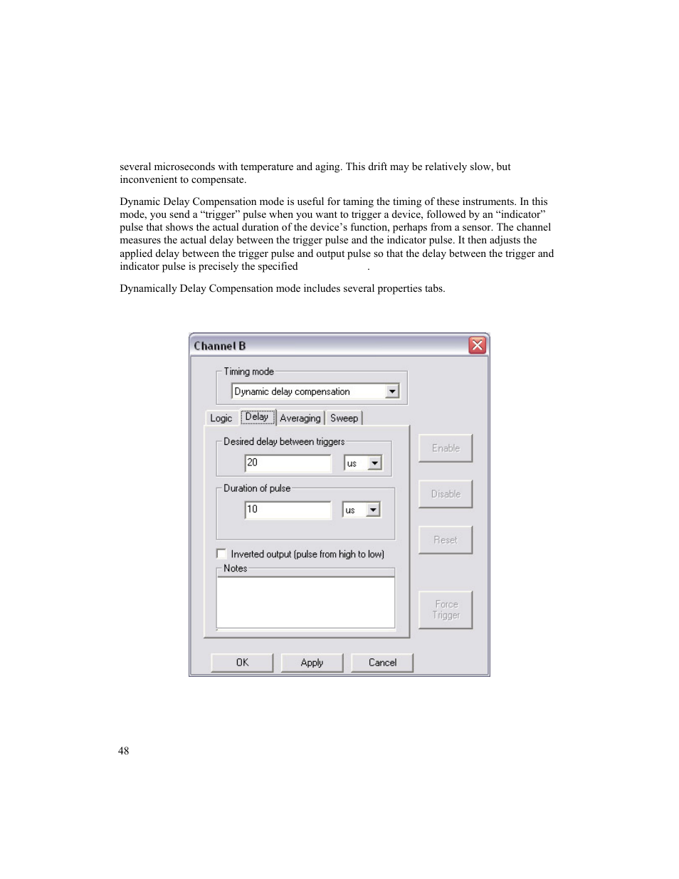 Delay | BNC 725 User Manual | Page 48 / 63