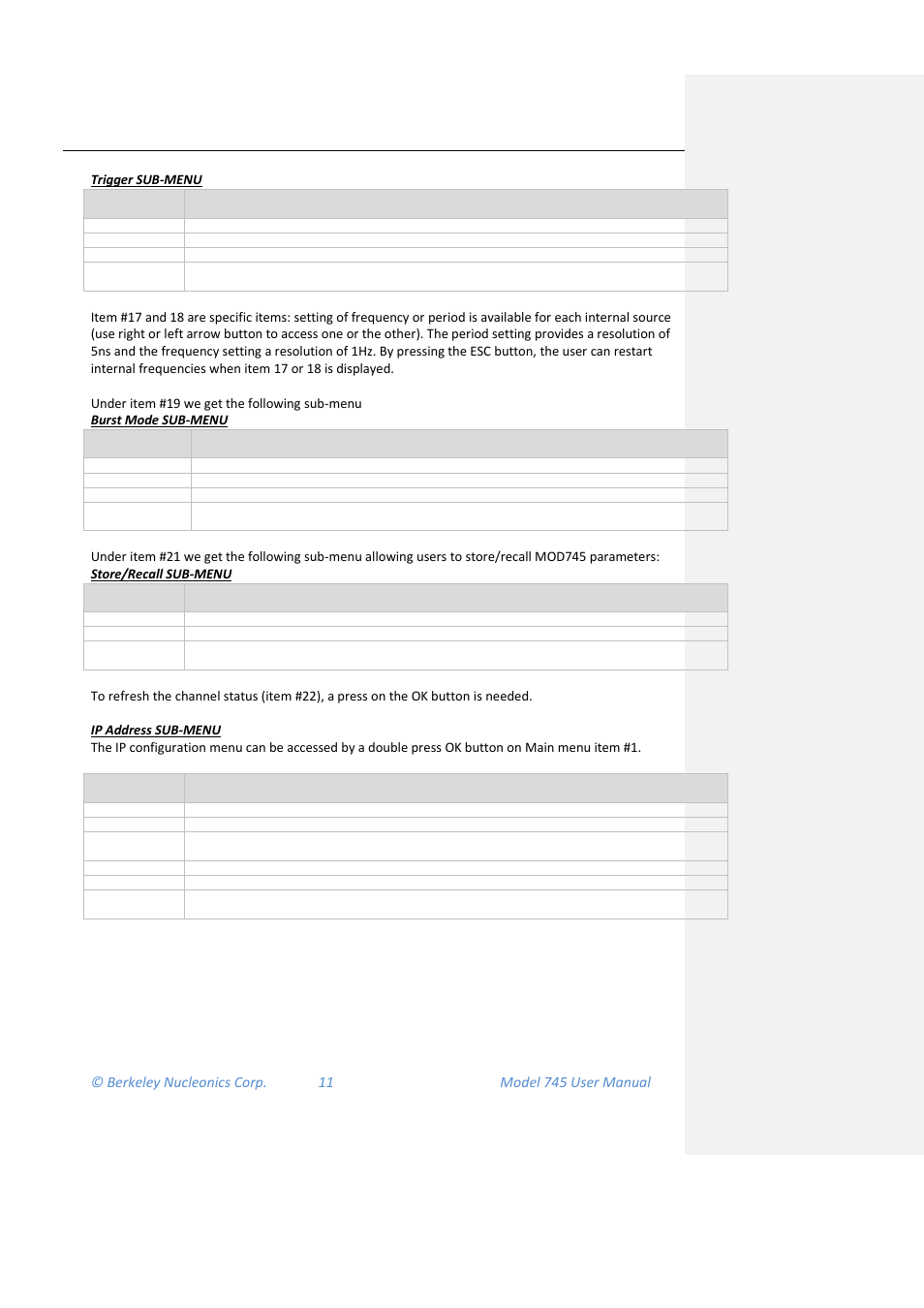 BNC 745 User Manual | Page 12 / 33