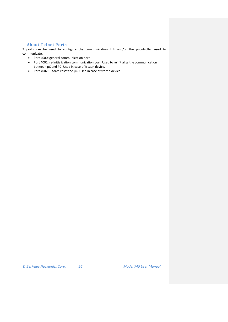 BNC 745 User Manual | Page 27 / 33