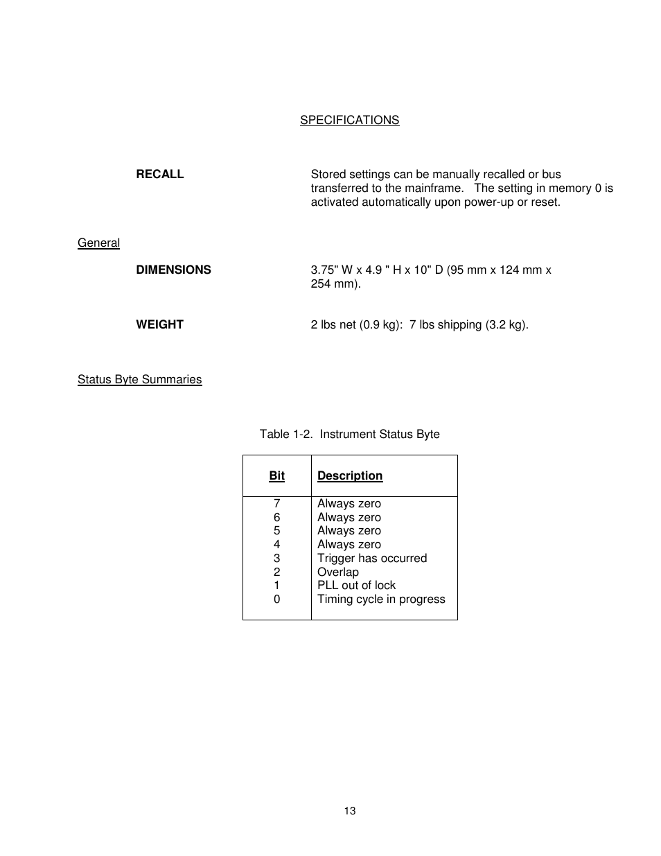 BNC 6040 User Manual | Page 13 / 65