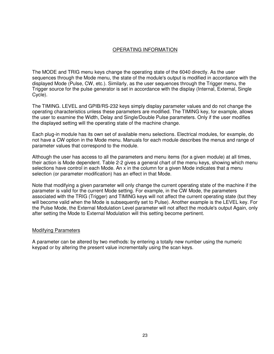 BNC 6040 User Manual | Page 23 / 65