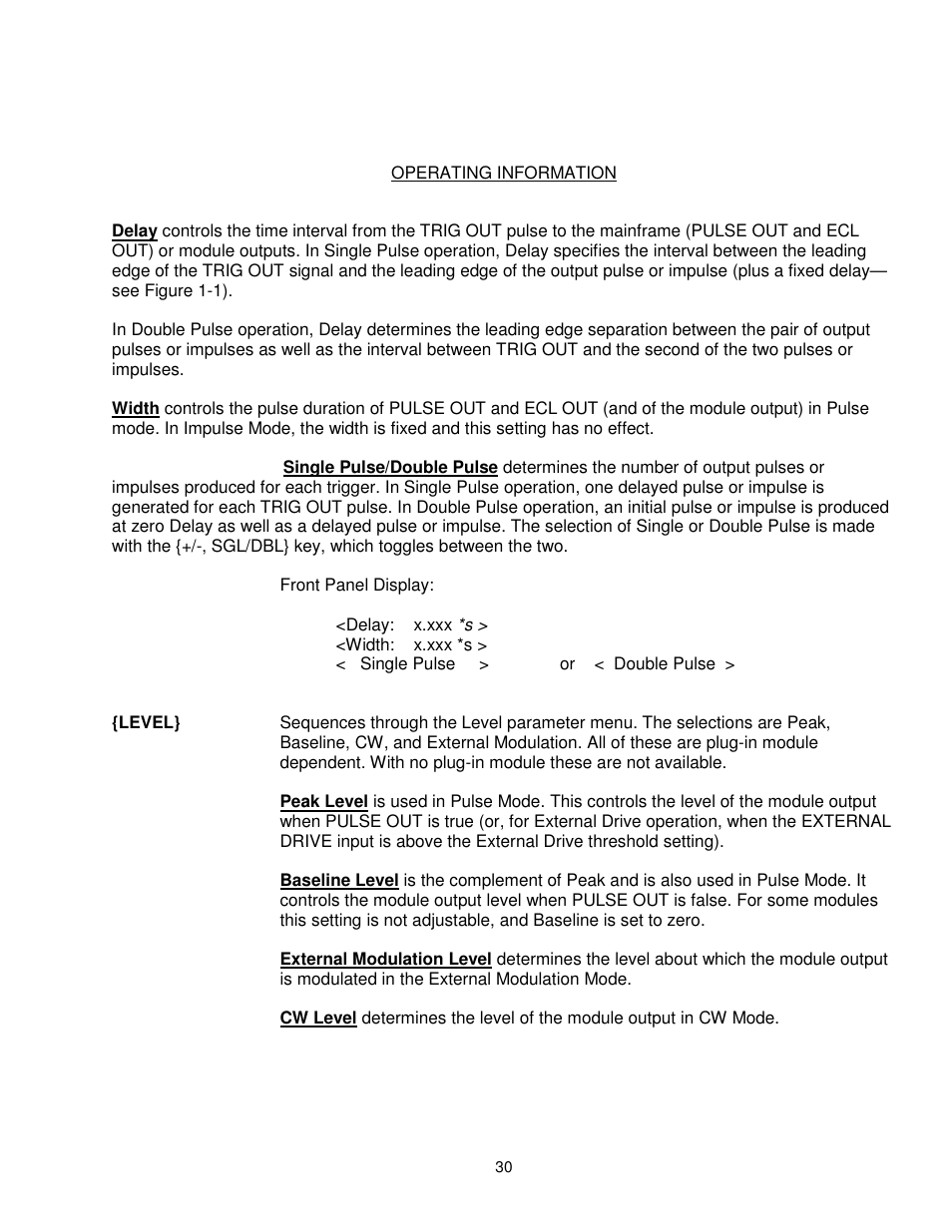BNC 6040 User Manual | Page 30 / 65