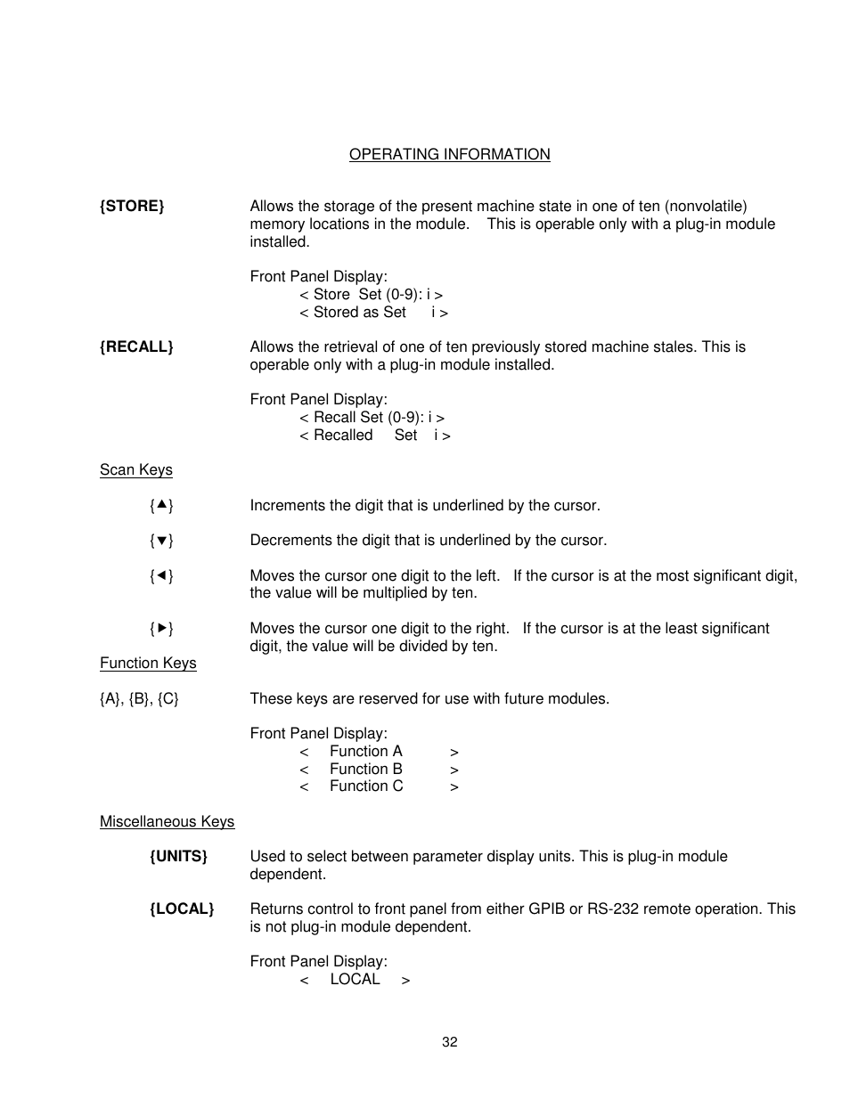 BNC 6040 User Manual | Page 32 / 65