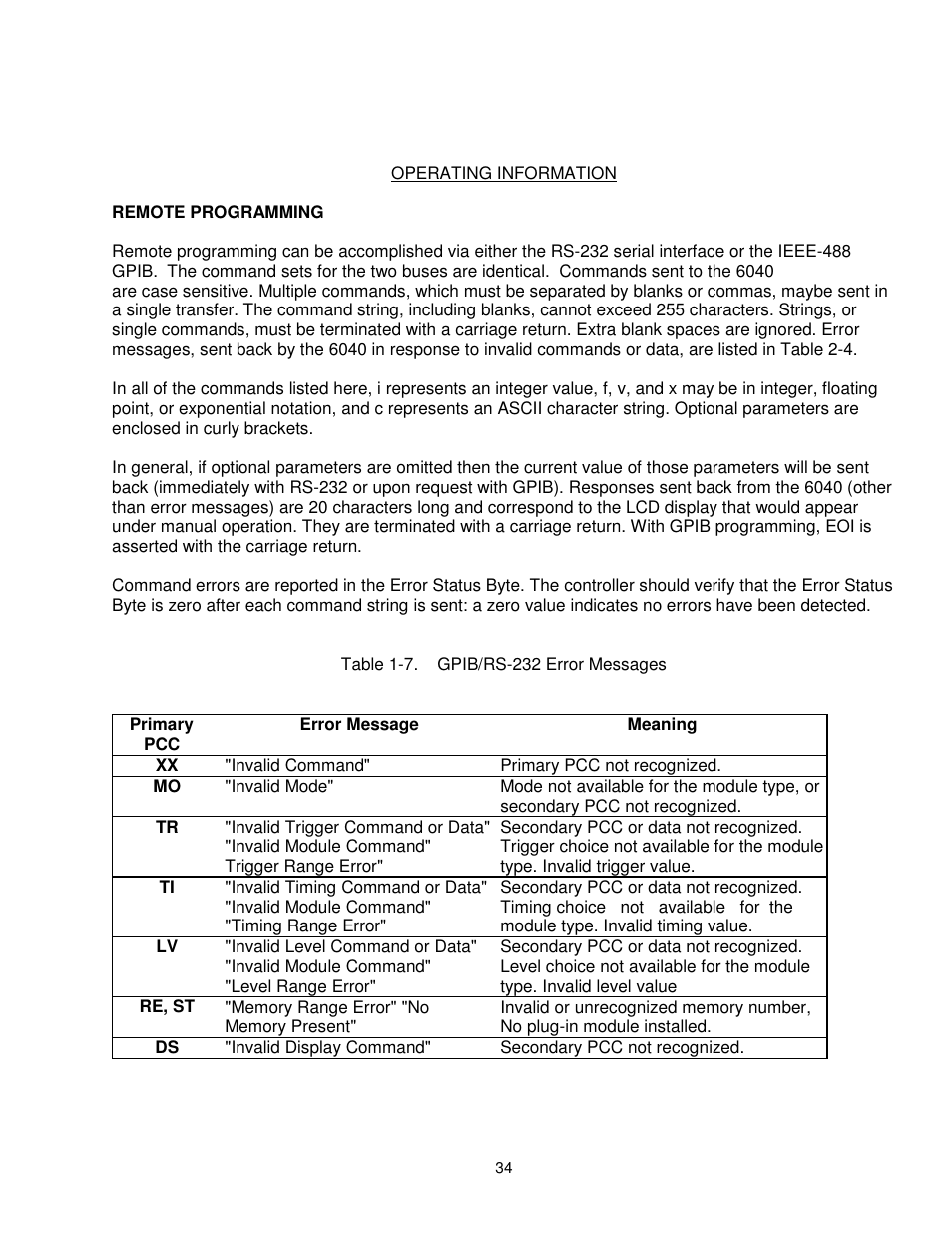 BNC 6040 User Manual | Page 34 / 65