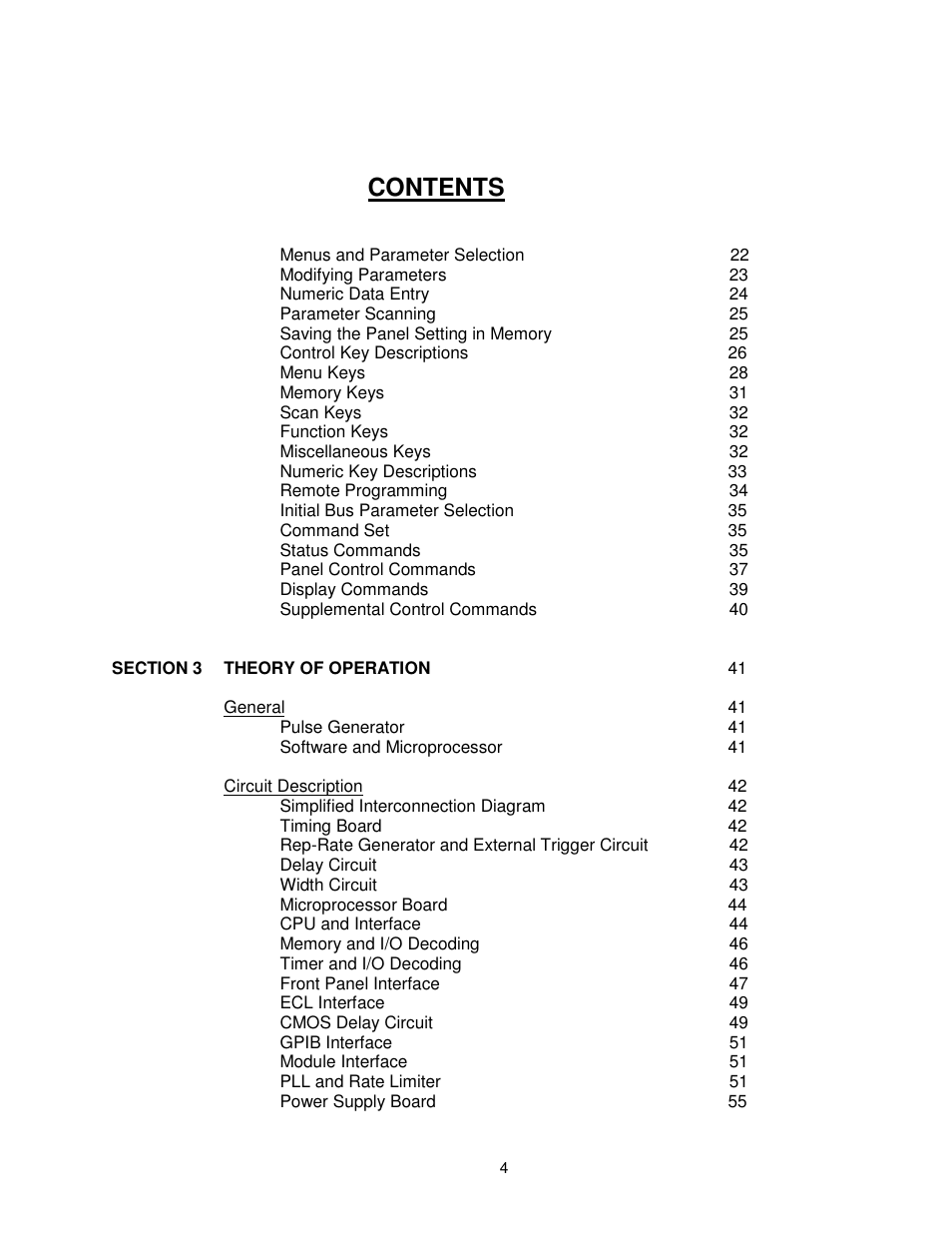 BNC 6040 User Manual | Page 4 / 65