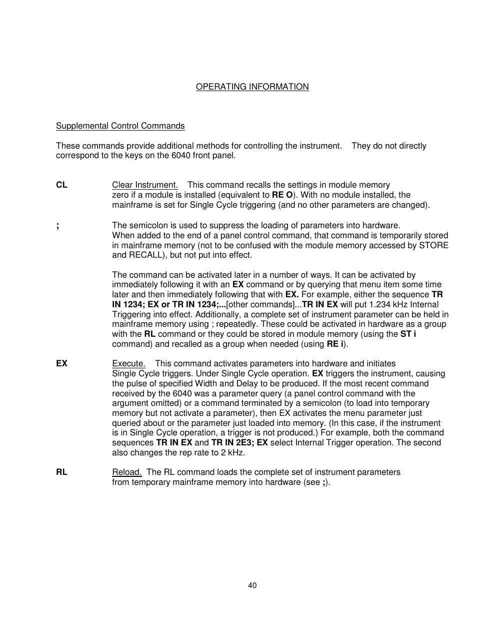 BNC 6040 User Manual | Page 40 / 65