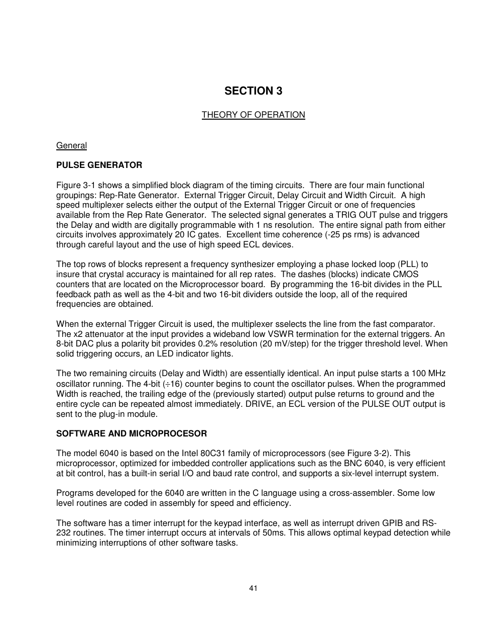 BNC 6040 User Manual | Page 41 / 65