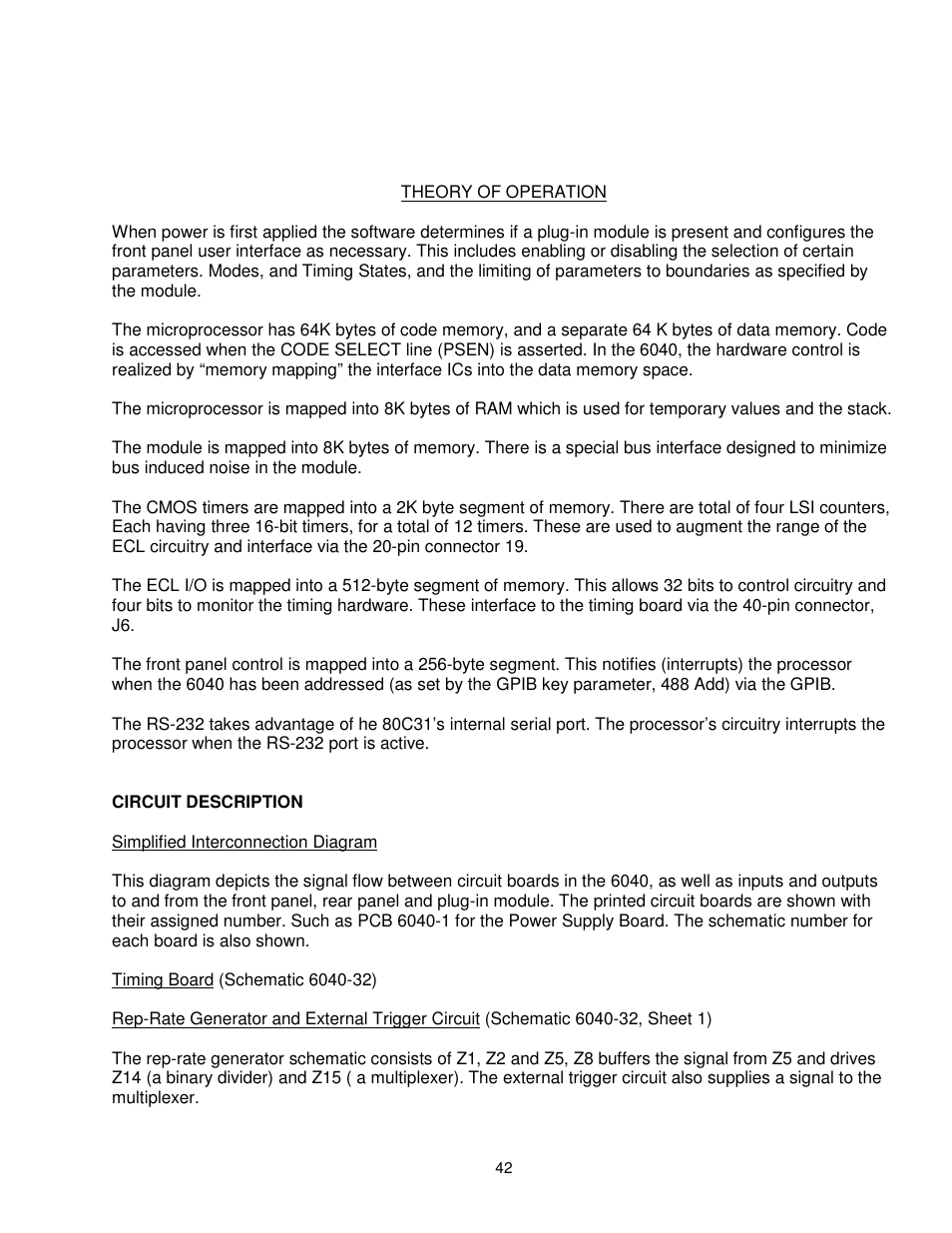 BNC 6040 User Manual | Page 42 / 65