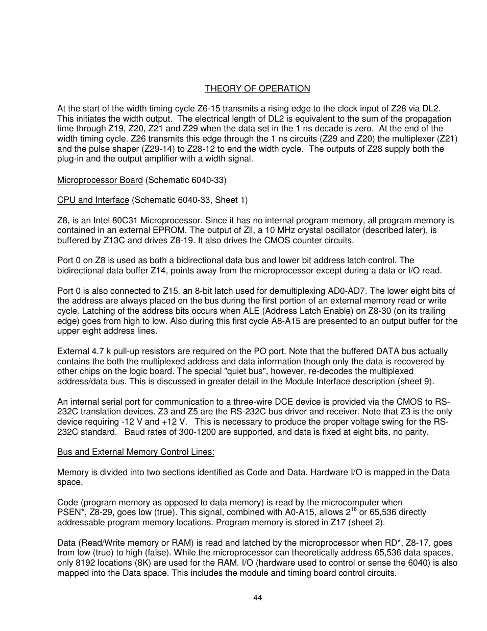 BNC 6040 User Manual | Page 44 / 65