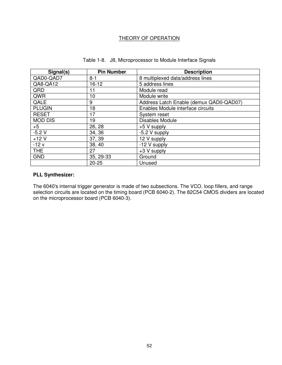 BNC 6040 User Manual | Page 52 / 65