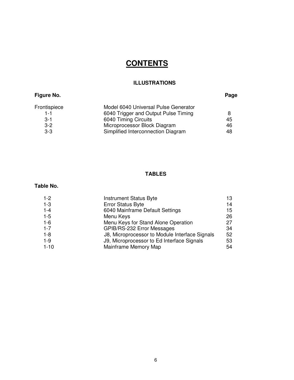 BNC 6040 User Manual | Page 6 / 65