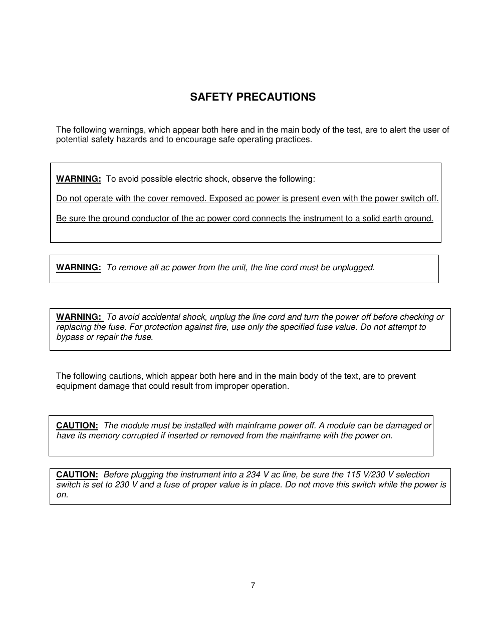 BNC 6040 User Manual | Page 7 / 65