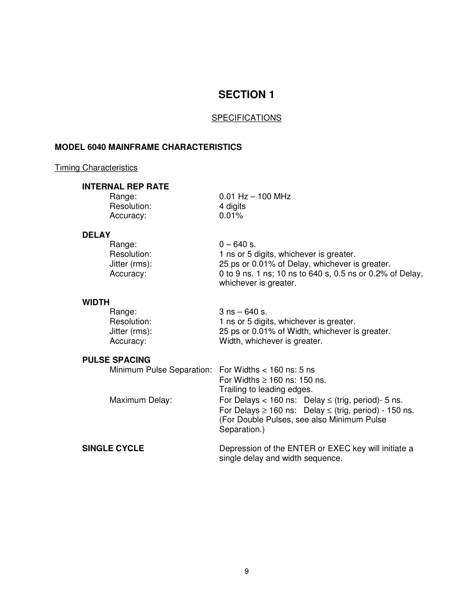 BNC 6040 User Manual | Page 9 / 65